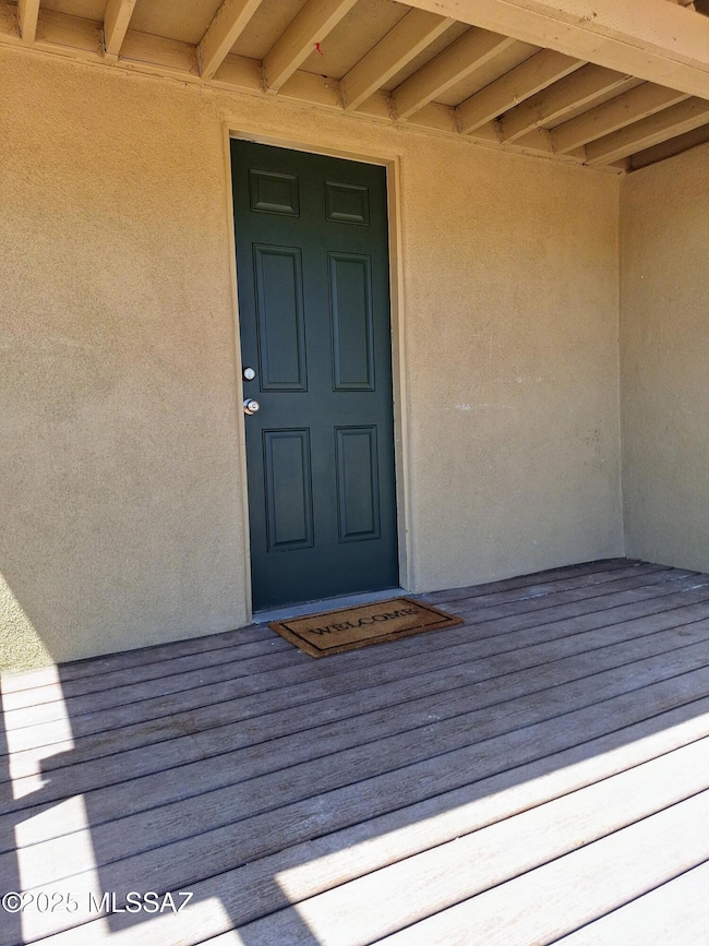 Door on South side to Stairs