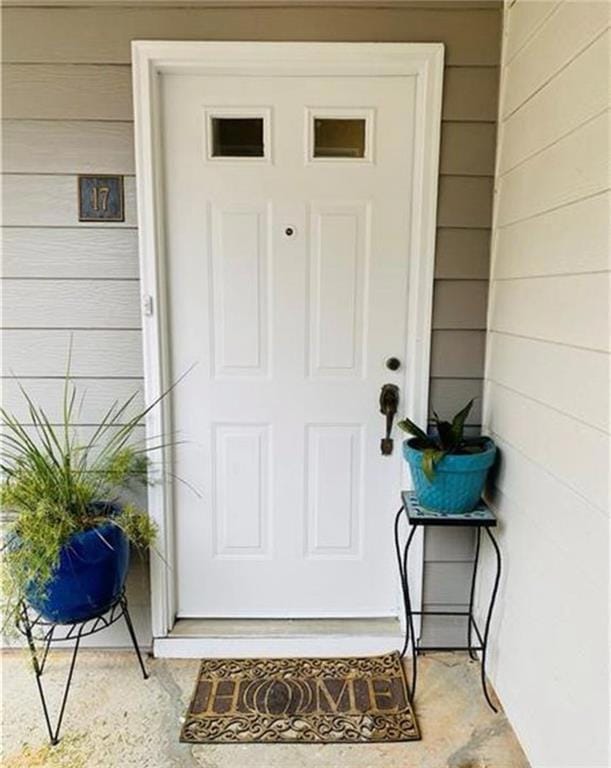 View of property entrance