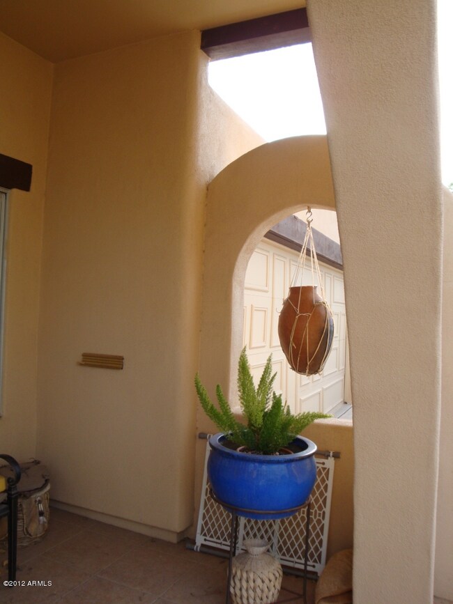 VIEW FROM INSIDE FRONT PATIO