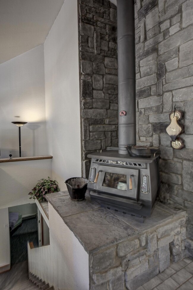 Greatroom - wood stove