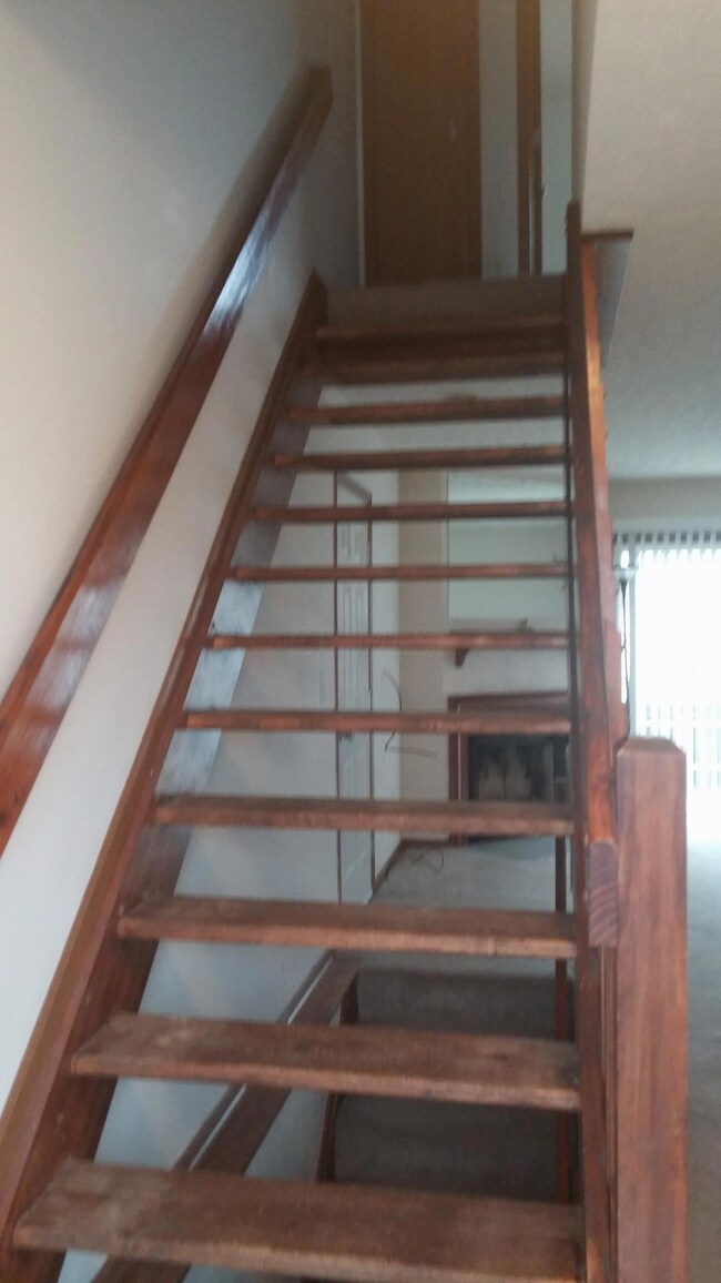 Natural Wood Stairs