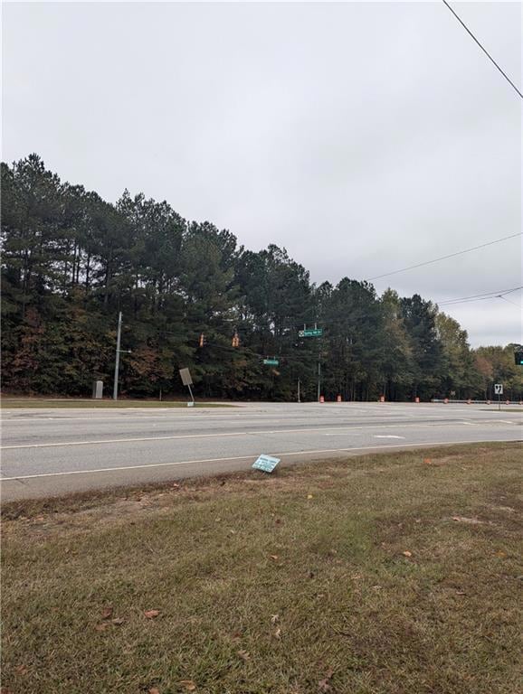 View of asphalt road