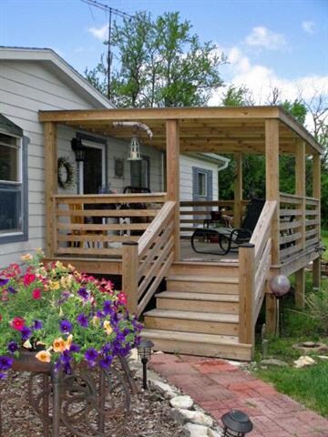 NEW COVERED FRONT DECK