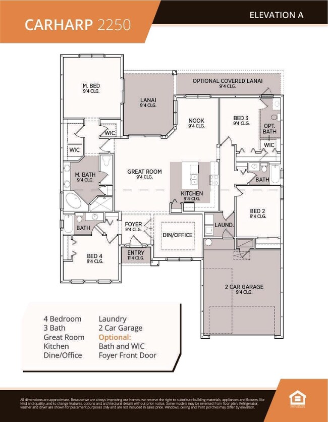 CARHARP-2250-ELEV-A_Floor plan