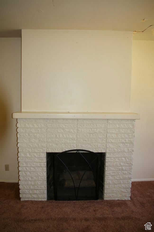 Fireplace South Unit Upstairs
