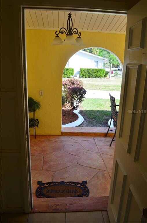 Front Door Entry to Front Porch