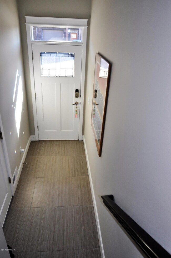 Tiled entryway