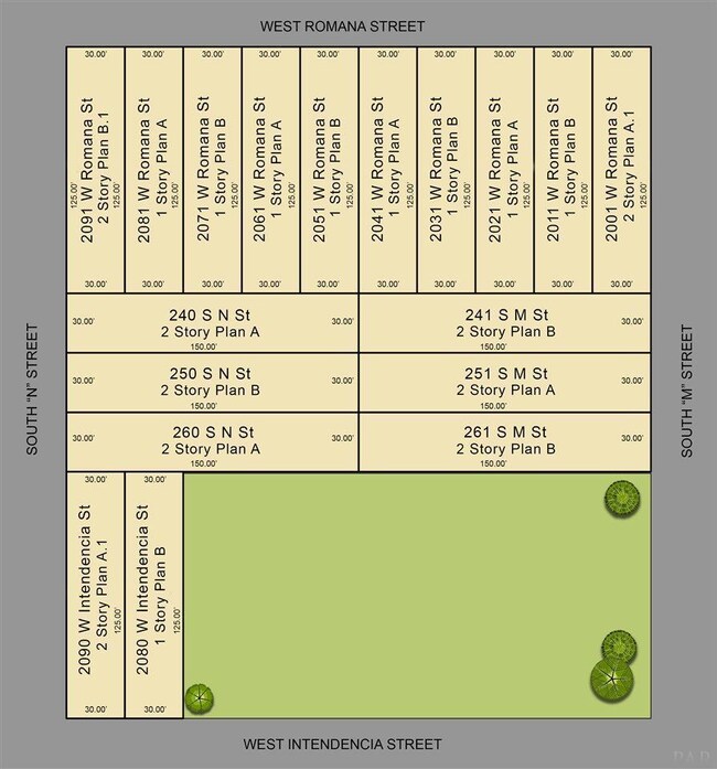 Map of Romana Square Neighborhood