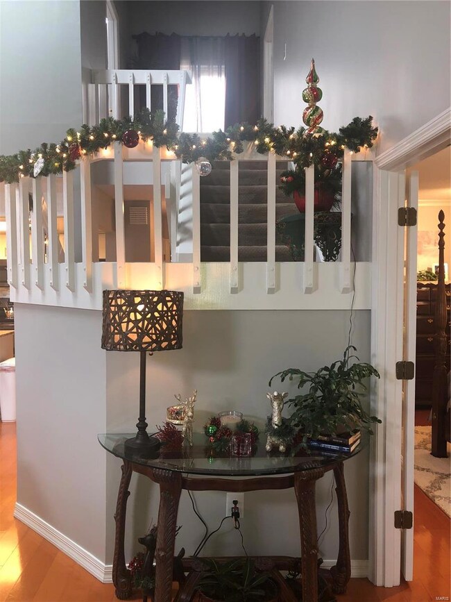 Open Staircase with large landing