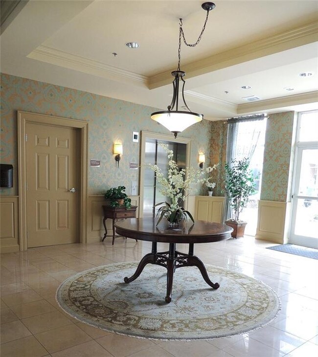 Elegant, secure, entrance foyer