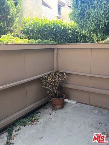 Private patio