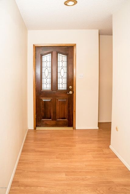 Interior entry door