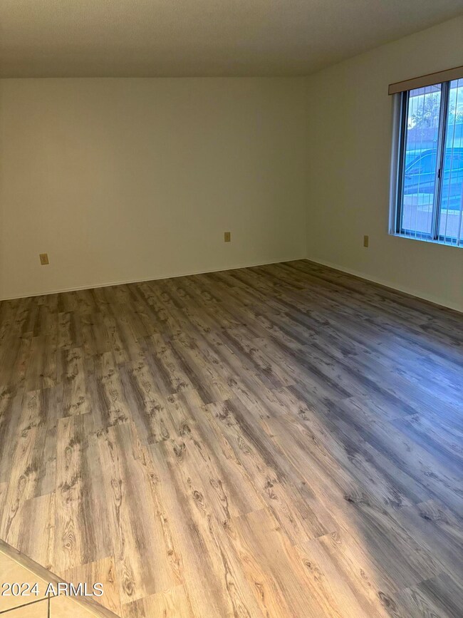 Living room - wood look vinyl