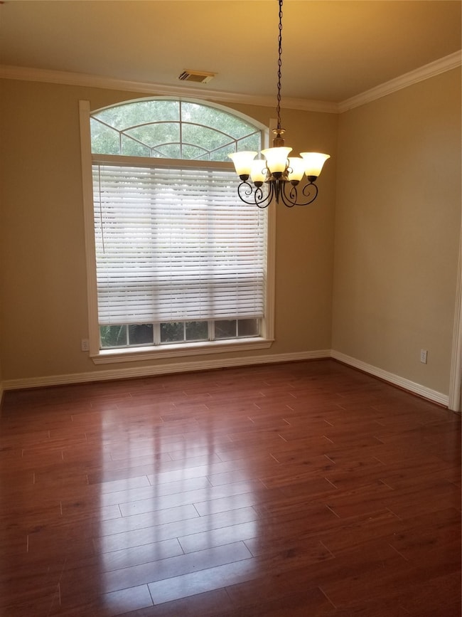 Another view of formal dining space