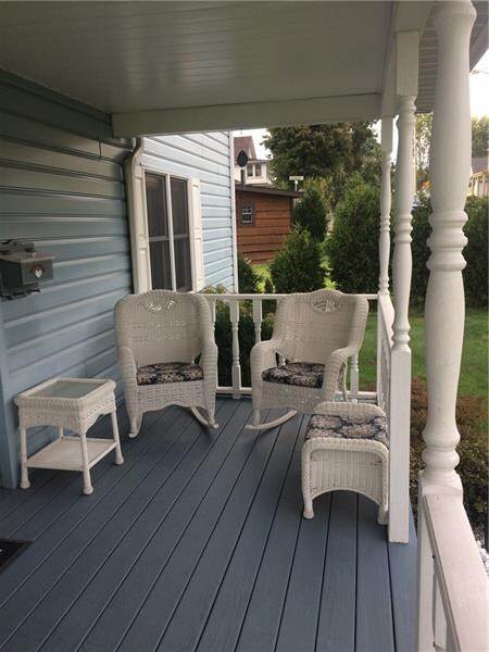 low maintenance front porch