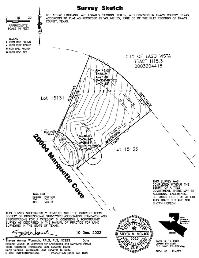 Survey map / technical document