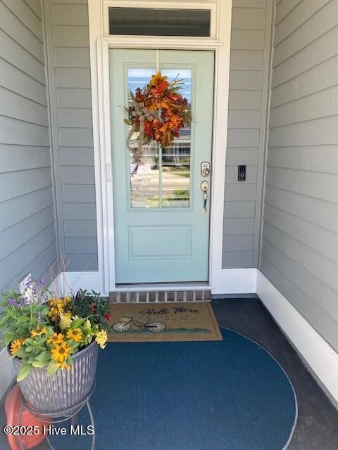 Front Door in Covered Entry