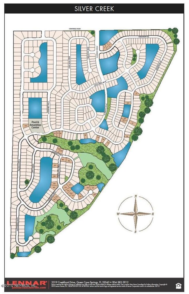 Silver Creek Site Map