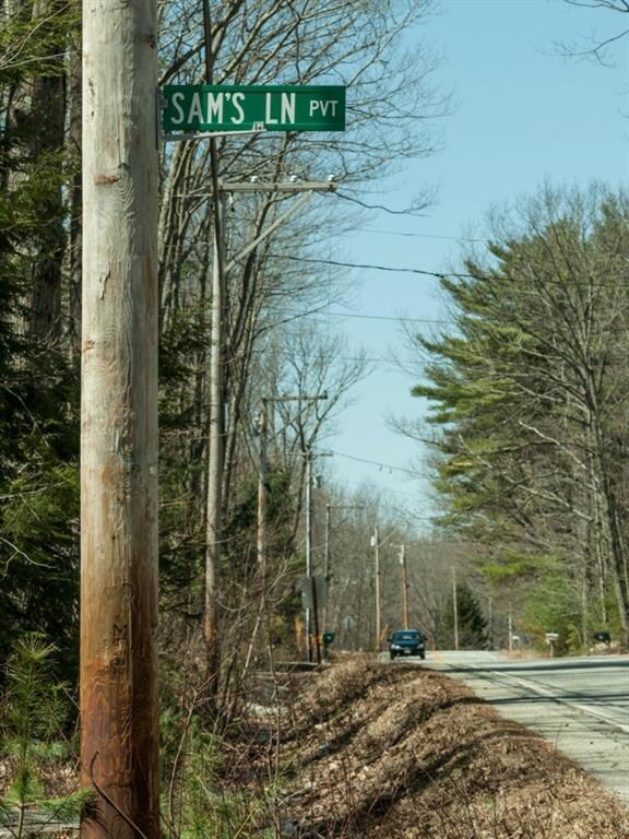 View of cross street-Cider Hill Road