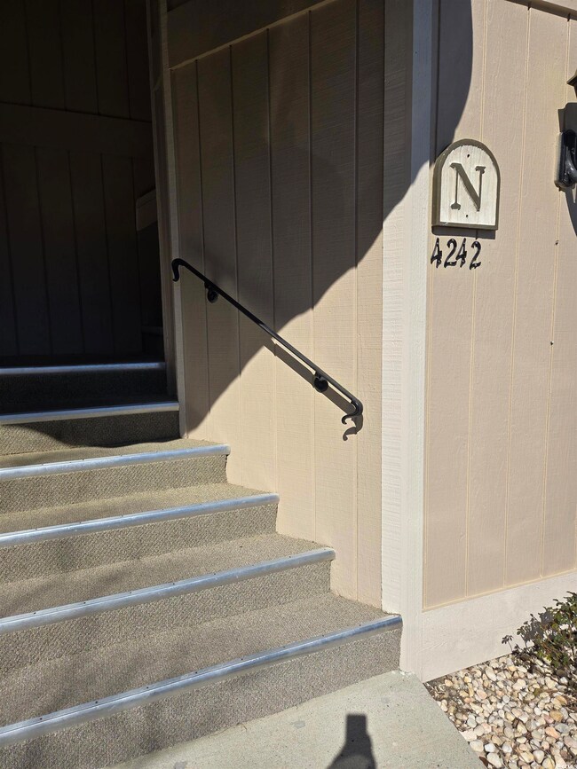 View of stairs