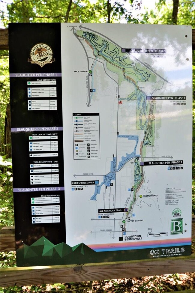 House is directly across the street from this Trail Head.