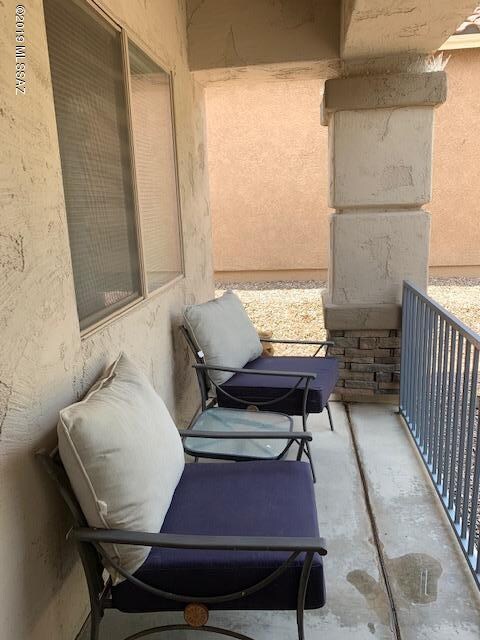 Covered front patio