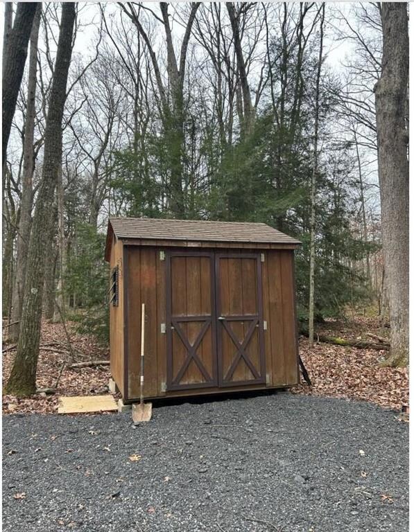Shed included