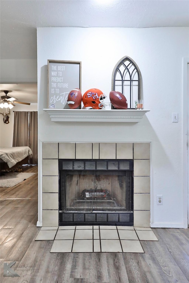 Wood Burning Fireplace