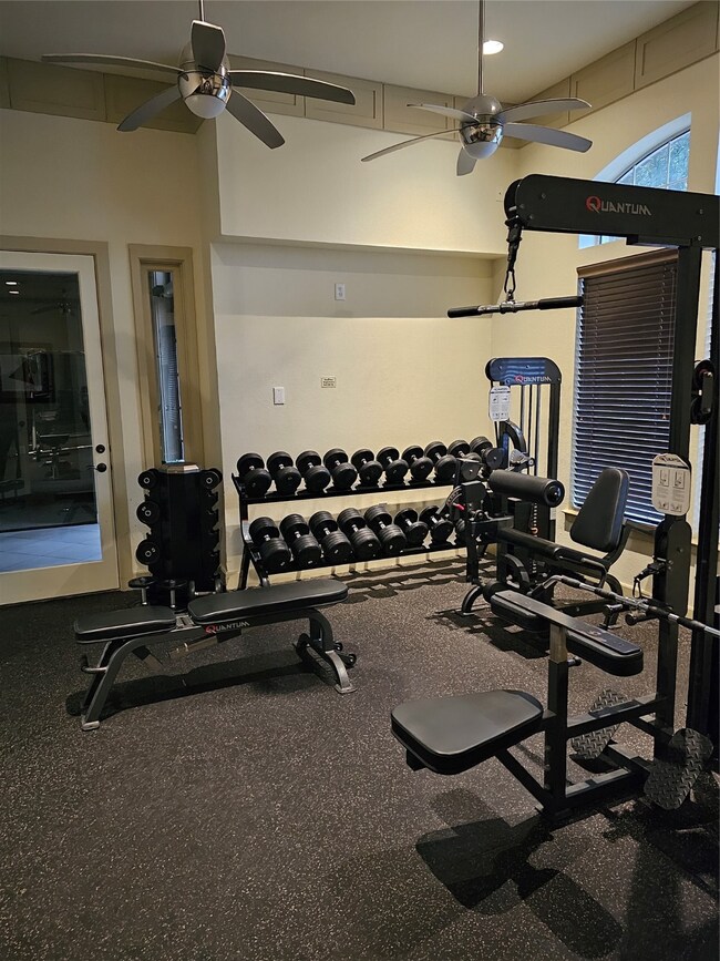 Onsite workout equipment