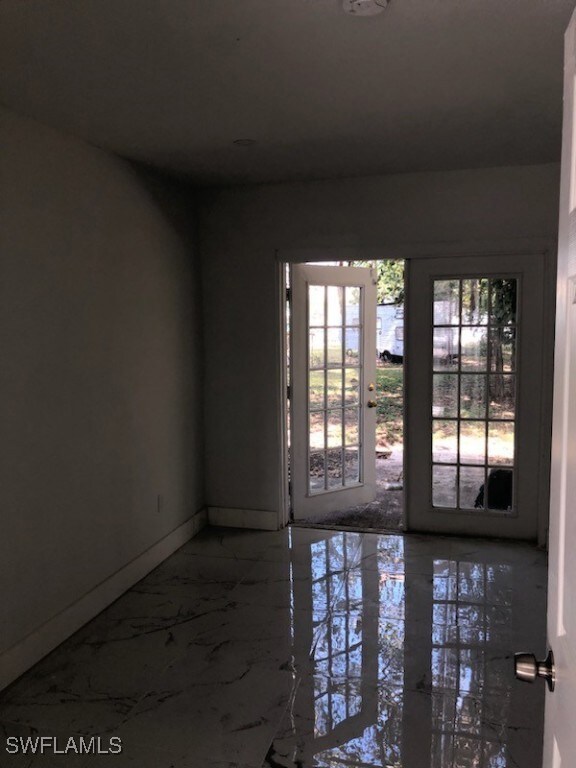 View of spare room