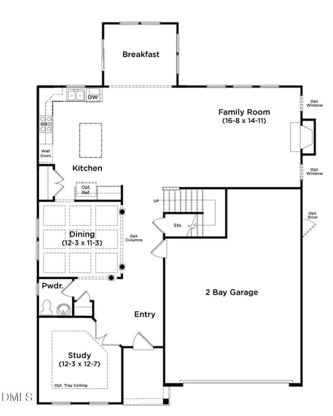 Drayton Floorplan with Breakfast Nook