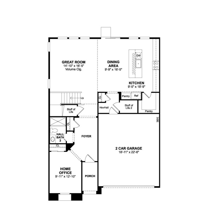 Oban First Floorplan