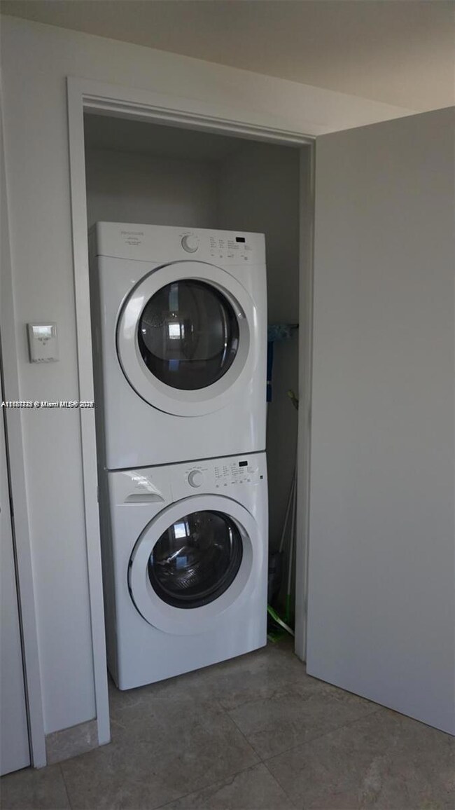 Laundry closet
