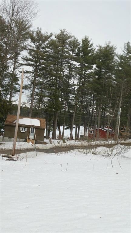 View from lot of Loon Pond and...