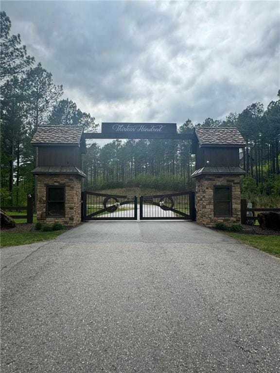 View of gate