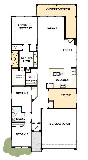 The success of a floor plan is the way you can mov