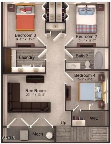 Stella_DownStairs_Rendering