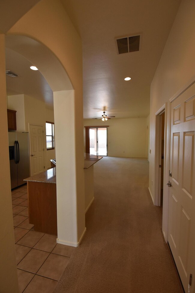 View from of great room front entry