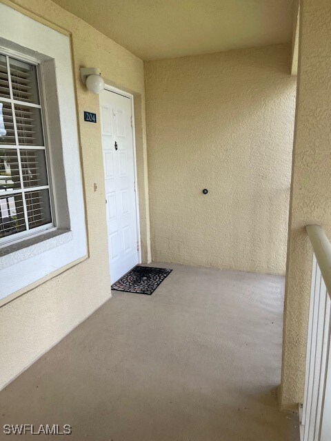 View of entrance to property