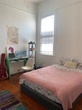 Large sunny bedroom