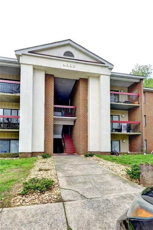 Entry at front of building