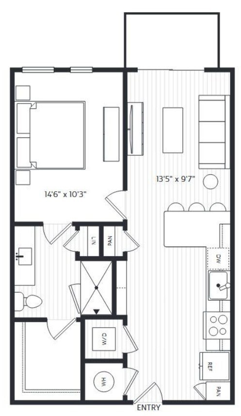 650 E Sycamore St unit 1255, Denton, TX 76201 - photo 2