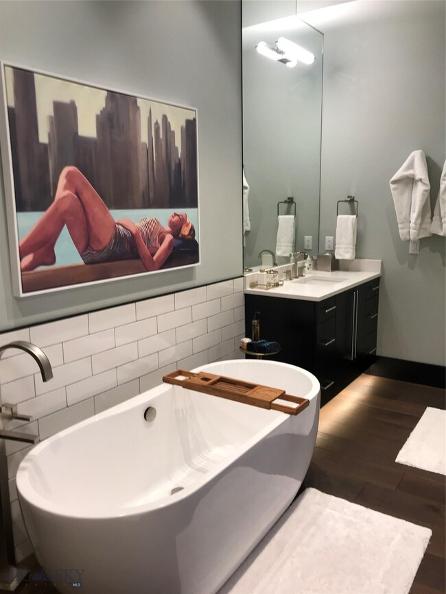 Master Bathroom with the beautiful view