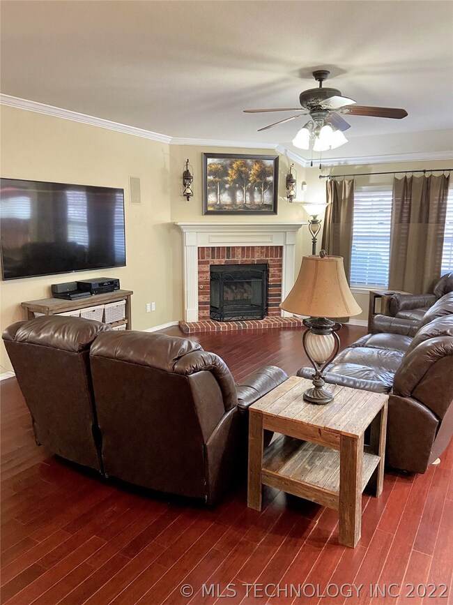 Corner Fireplace