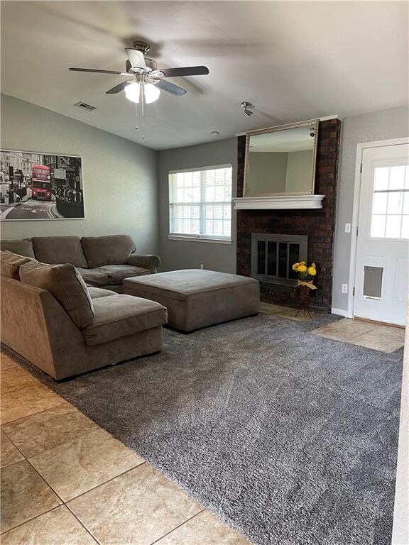 Entry into large living room