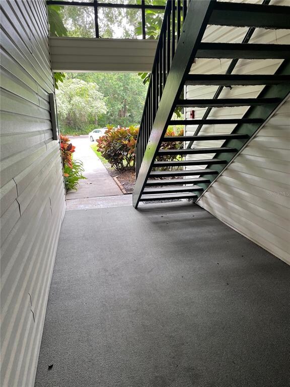 Outside entrance door
