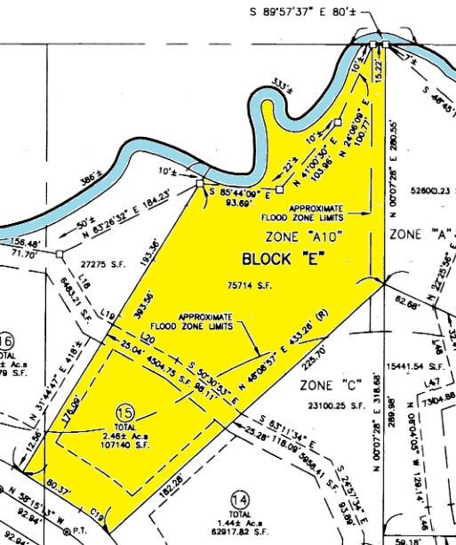 Plot Map of Lot 15