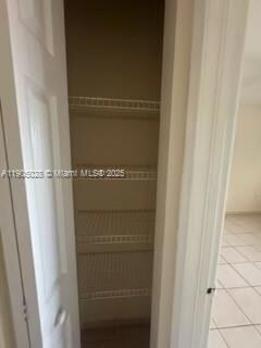 Upstairs hallway closet