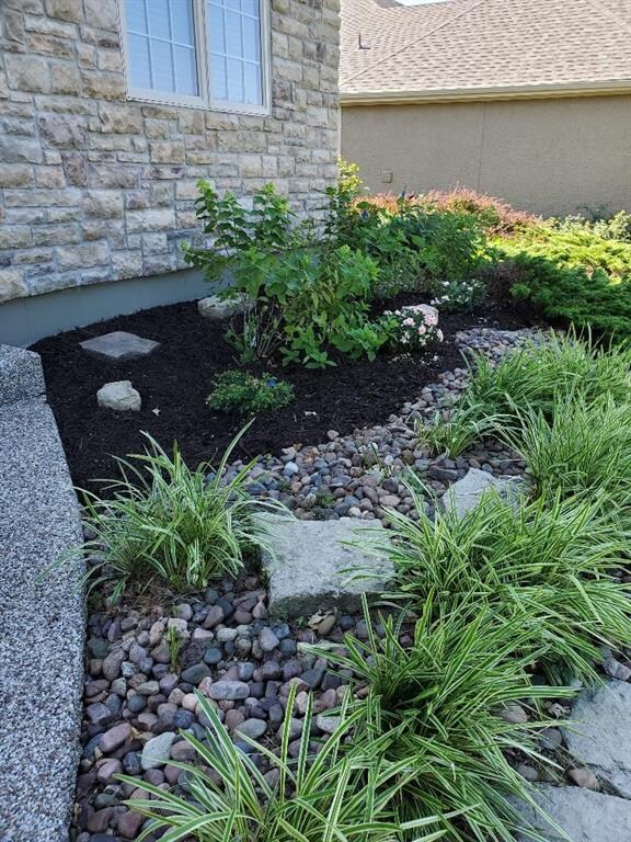 Layered landscape will bring flowers and greenery 