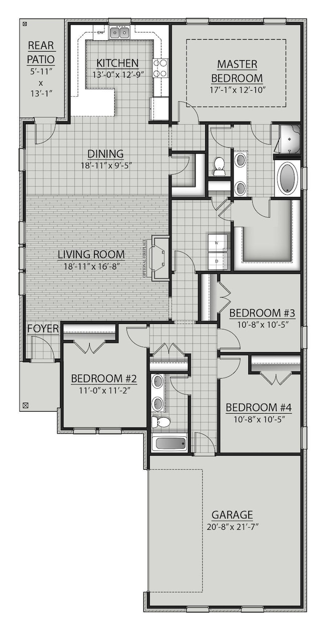 Aubry A-G III - Floor Plan